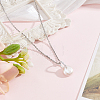 1Pc Natural Pearl Flat Round Pendants STER-BBC0009-63-4