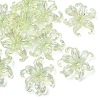 10Pcs UV Plating Iridescent Plastic Beads Caps FIND-YW0007-94G-1