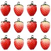 24Pcs Opaque Resin Pendants RESI-SC0002-98-1
