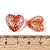 Handmade Foil Lampwork Beads Strands FOIL-T008-08A-4