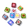 9Pcs 9 Colors Handmade Lampwork Beads LAMP-CJ0002-05-9