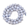 Natural Blue Lace Agate Beads Strands G-B183-A01-8mm-3