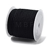 20M Polyester Braided Cord for Jewelry Making OCOR-G015-04A-04-3