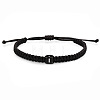 Cube with Letter Pattern Resin Beads Braided Bead Bracelets FS-WGC1D79-26-1