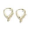 Brass Huggie Hoop Earring KK-N227-60-NF-1