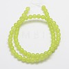 Natural & Dyed Malaysia Jade Bead Strands X-G-A146-6mm-A27-2