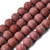 Synthetic Red Jasper Beads Strands G-B167-A10-10mm-2