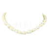 Natural Shell Beaded Necklaces for Women NJEW-JN05030-4