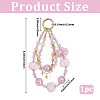 1Pc Alloy & Resin Phone Hand Strap Chains AJEW-BM0001-33A-2