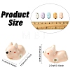 15Pcs 5 Colors Handmade Porcelain Beads PORC-CJ0001-57-2