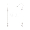 925 Sterling Silver Earring Hooks Findings STER-I014-30S-3