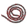 Electroplate Transparent Glass Beads EGLA-B013-02A-PL09-2
