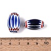 Handmade Millefiori Glass Barrel Beads LA-N002-09H-3