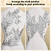 Gold and Silver Thread Silk Embroidered Sequins DIY-WH0816-144B-4