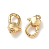 Brass Lobster Claw Clasps KK-Z136-21G-02-2