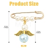 Iron Safety Pin Brooch JEWB-FS00002-4