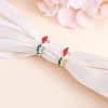 Frog & Mushroom Alloy Open Cuff Ring for Women JR943B-4