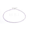 Natural Gemstone Beaded Necklaces NJEW-F245-A09-1