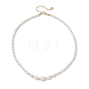 Natural Cultured Freshwater Pearl Necklaces for Women NJEW-JN05940-4