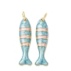 Brass Pendants KK-D019-29B-G-2