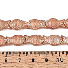 Frosted Glass Beads Strands GLAA-T023-40C-05-4
