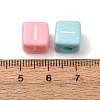 Opaque Acrylic European Beads AC-CBA7A73-01I-3