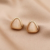 Alloy Cat Eye Stud Earrings for Women WG80053-17-1