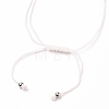 Braided Nylon Thread Anklets AJEW-AN00335-01-3