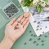 2 Style 304 Stainless Steel European Beads STAS-DC0015-67-3