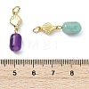 Natural Mixed Stone Pendants PALLOY-JF05830-3