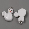 Opaque Resin Pendants RESI-CJC0012-19B-1