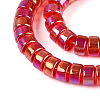 AB Color Plated Transparent Glass Beads Strands GLAA-T026-4x8mm-T10-3