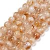 Heated Natural Citrine Beads Strands G-NH0010-04-2