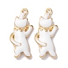 Alloy Enamel Pendants ENAM-O001-08J-G-1