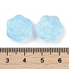 Transparent Spray Paint Glass Beads GLAA-H035-05B-3