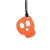 Skull Food Grade Eco-Friendly Silicone Beads PW-WGD7347-04-1