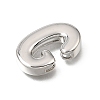 Brass Slide Charms KK-Z163-01P-G-2
