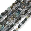 Natural Green Kyanite Beads Strands G-P497-01C-56-1