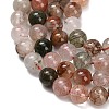 Natural Multi-Color Rutilated Quartz Beads Strands G-G300-A03-8mm-4