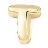 Brass Initial Beads KK-B167-27G-01T-1