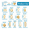 DIY Geometry Earring Making Kit DIY-TA0004-67-13