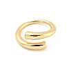 Brass Open Cuff Rings RJEW-G309-02G-2