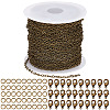 10M Brass Cable Chains DIY-SC0017-79-1