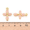 304 Stainless Steel Enamel Pendants STAS-N124-18G-3