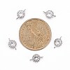 Flower Brass Micro Pave Cubic Zirconia Links LS-X-ZIRC-L054-09P-NR-2