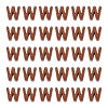 Opaque Acrylic European Beads OACR-TAC0019-006W-2