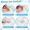 6Pcs Zinc Alloy Cufflinks BUTT-ME0001-51A-3