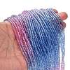 Transparent Painted Glass Beads Strands DGLA-A034-T2mm-A08-2