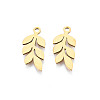 Ion Plating(IP) 201 Stainless Steel Pendants STAS-T044-285G-1