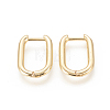 Brass Huggie Hoop Earrings X-EJEW-F245-04G-A-3